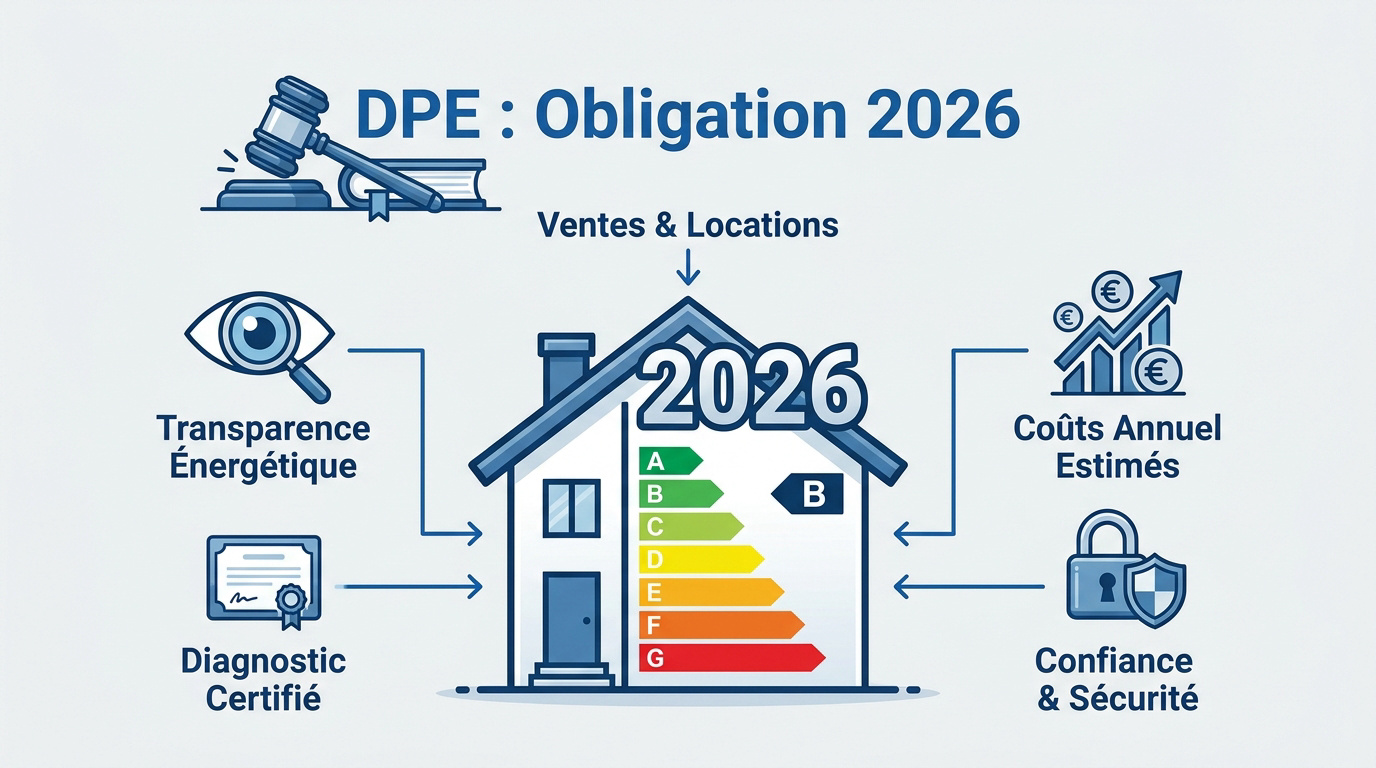 Affichage obligatoire du DPE sur une annonce immobilière en 2026