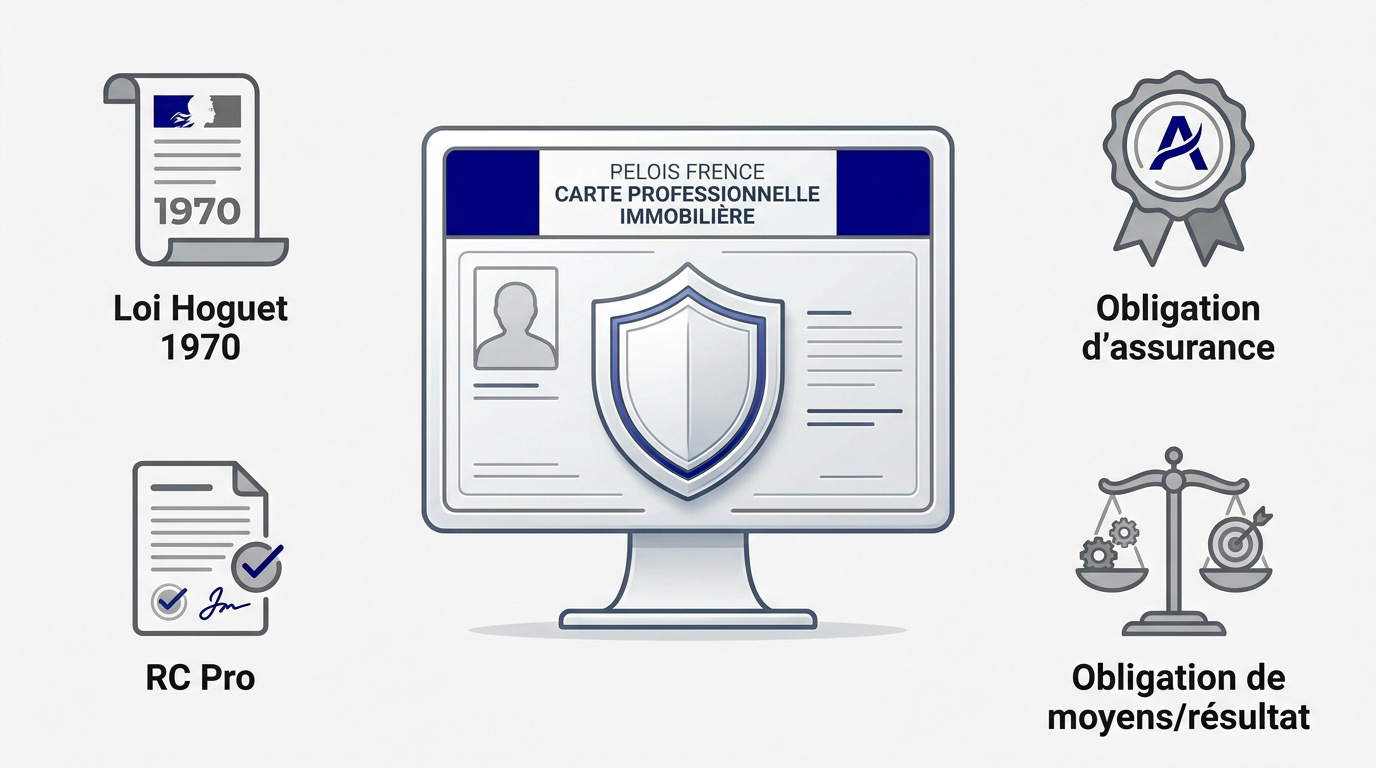 Sécurité juridique et assurance loi Hoguet pour agent immobilier